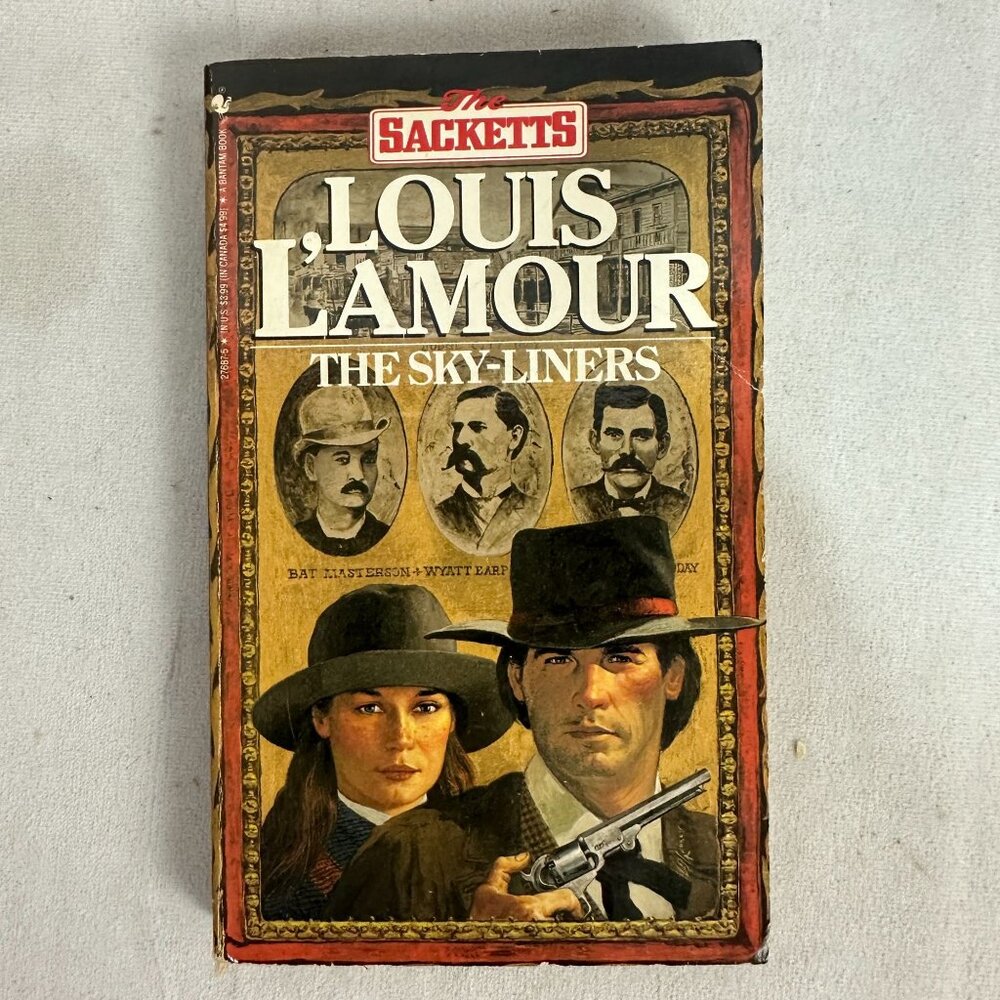 The Sky-Liners By Louis LAmour 1967 Bantam Edition Paperback Western Drama Good